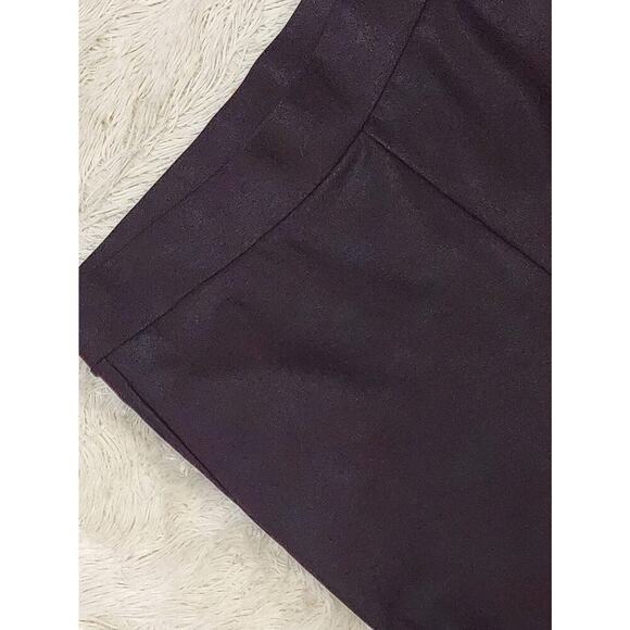 Torrid Leggings 2X Ponte Burgundy Foil Print Mid Rise Full Length Plus Size New - Picture 5 of 9